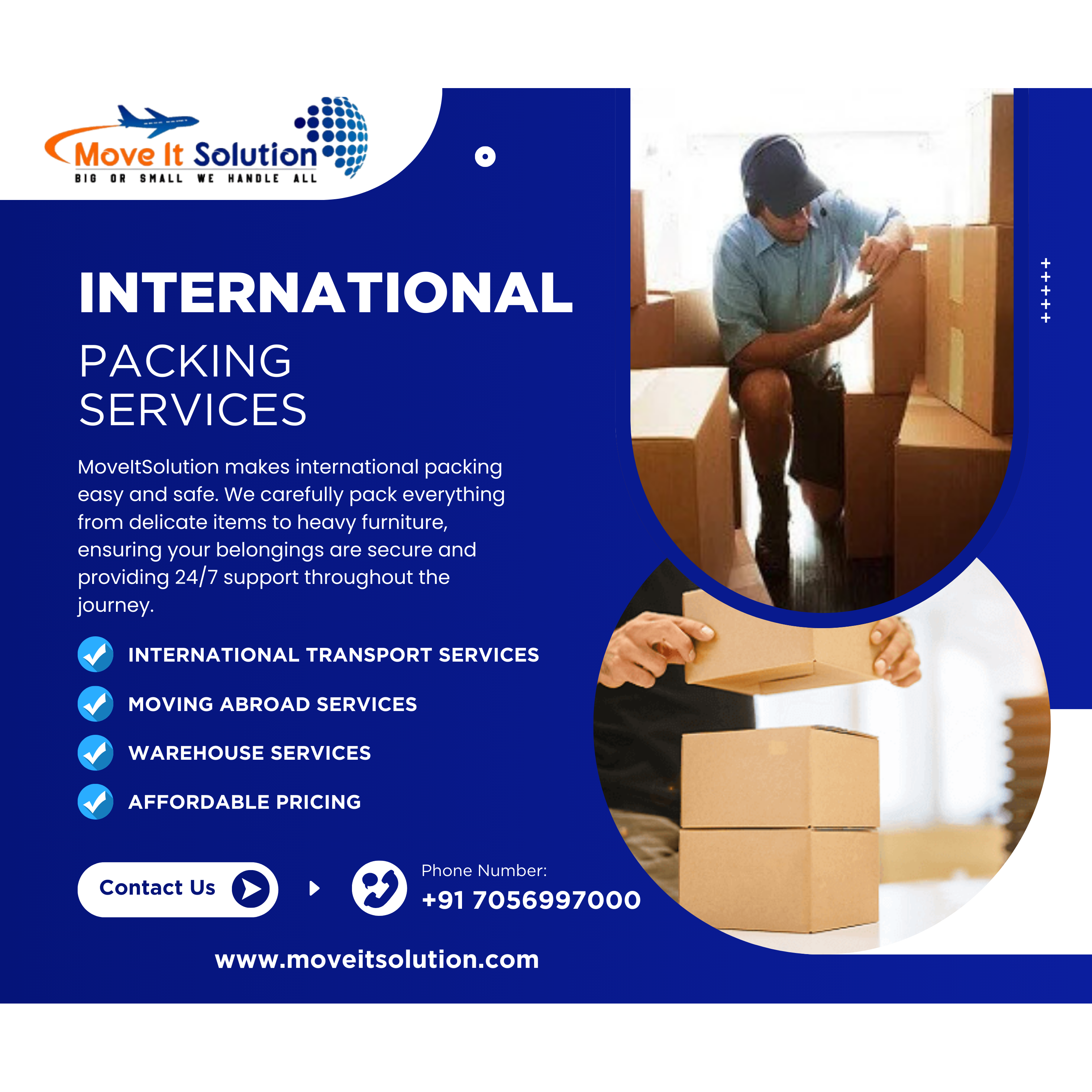 International professional packing service of moveitsolution