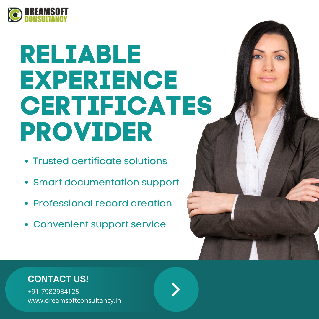 Job experience certificates provider in kolkata