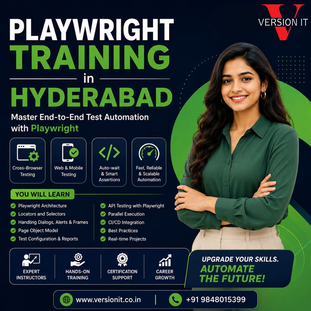 Job-oriented playwright training in hyderabad enroll now