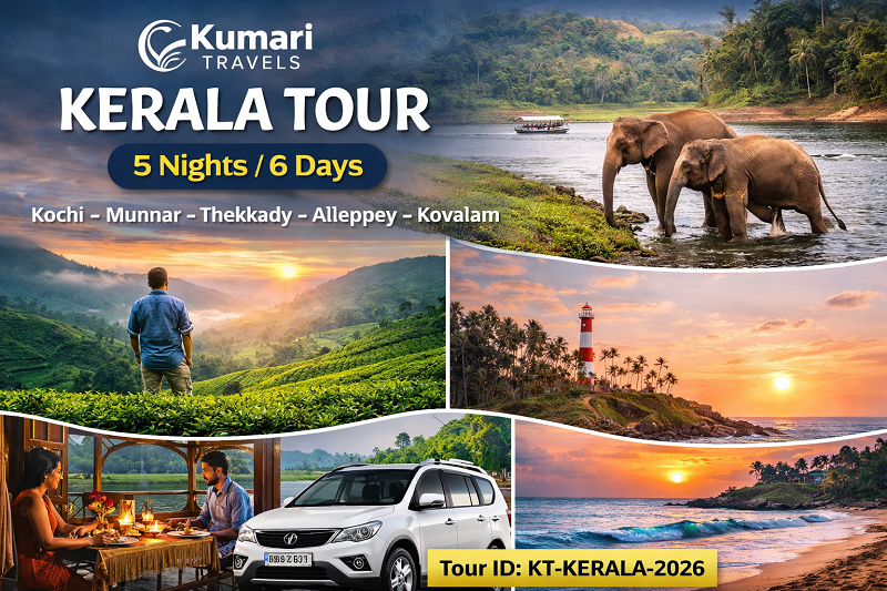 Kerala honeymoon tour packages