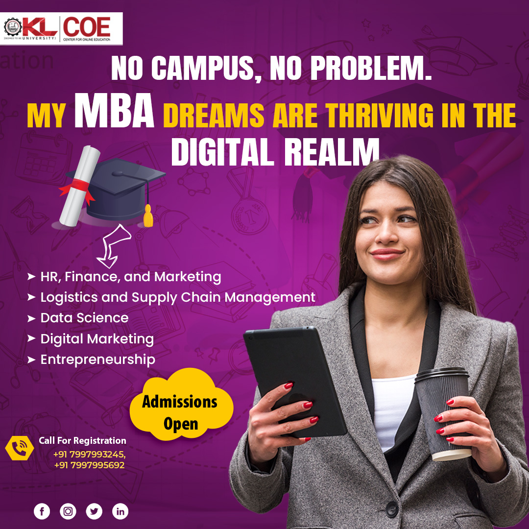Kluniversity online degree  online ug  pg degree
