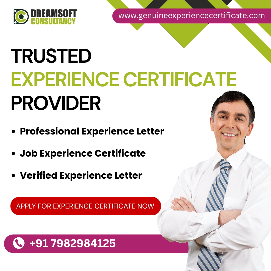 Leading experience certificate provider in hyderabad