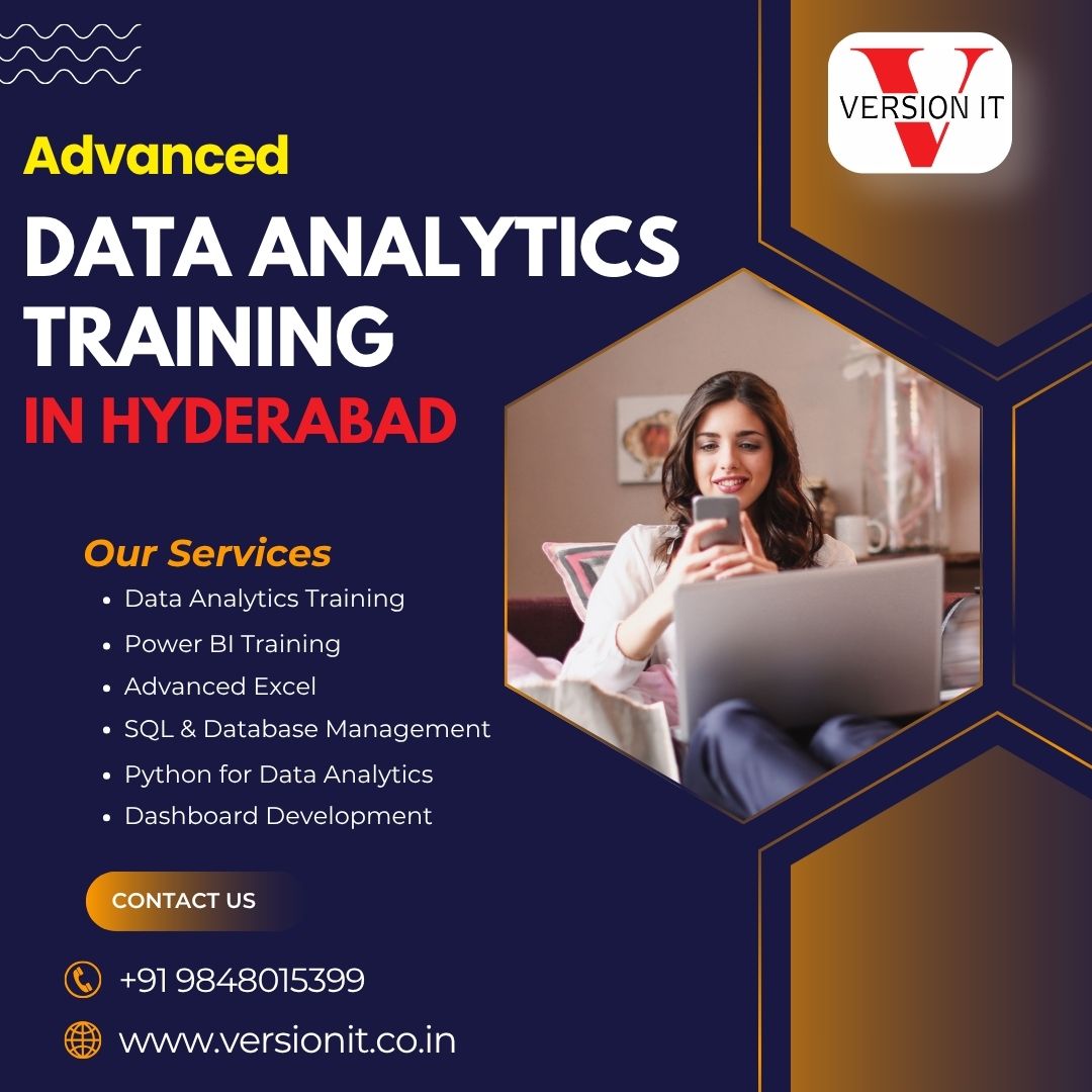Learn data analytics training in hyderabad for new skills