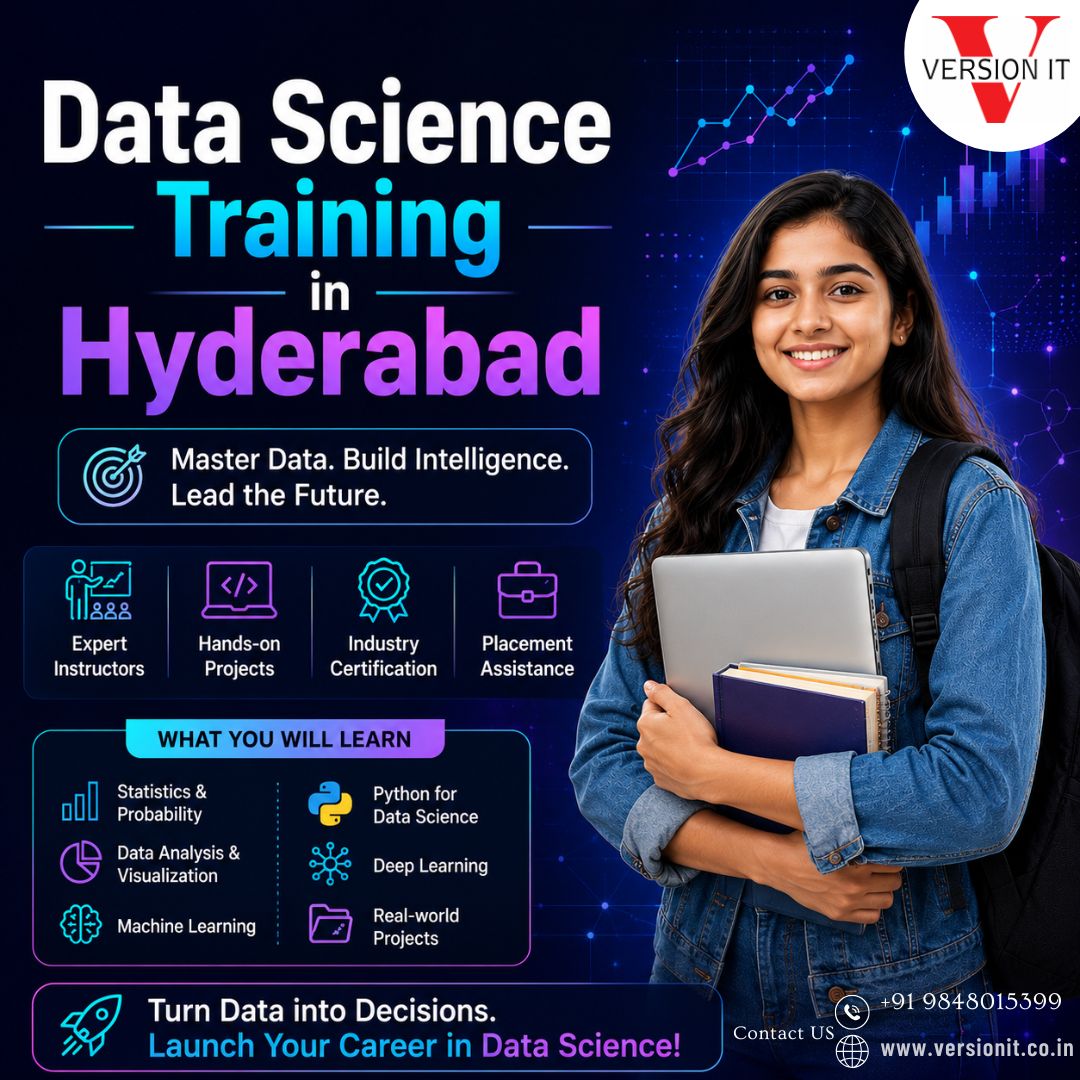 Learn modern data skills with data science training in hyderabad