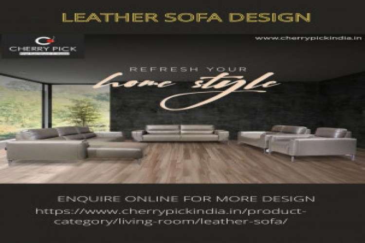 Leather Sofa Design L shape sofa set design