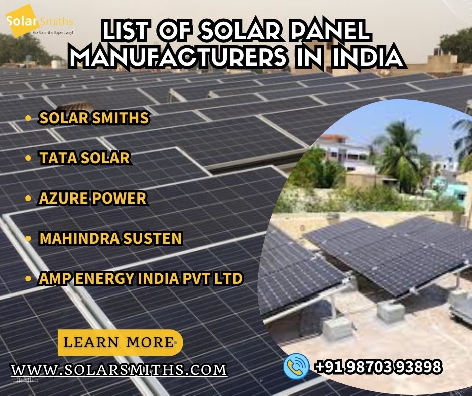 Looking for solar panels manufacturing companies in india