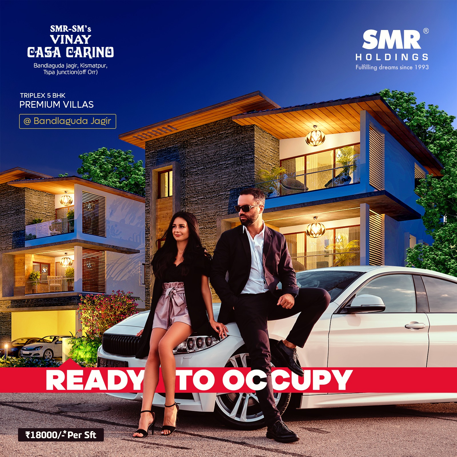 Luxrious gated community villas for sale - smr holdings