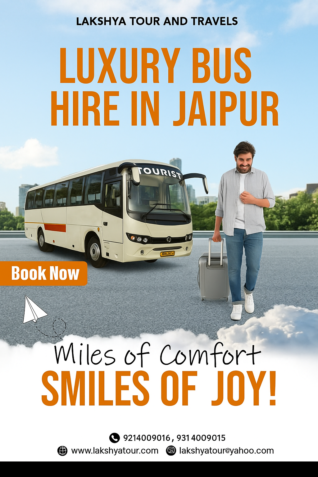 Luxury bus hire in jaipur