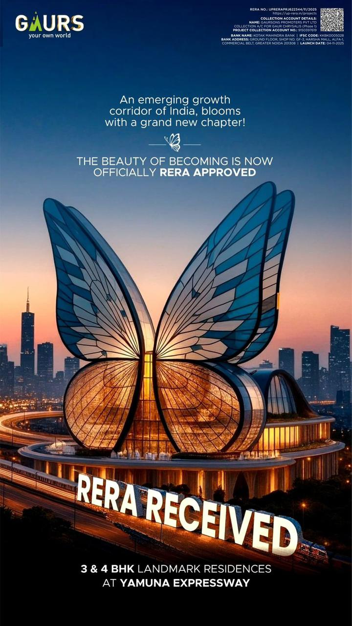 Luxury living at gaur chrysalis  redefining urban elegance