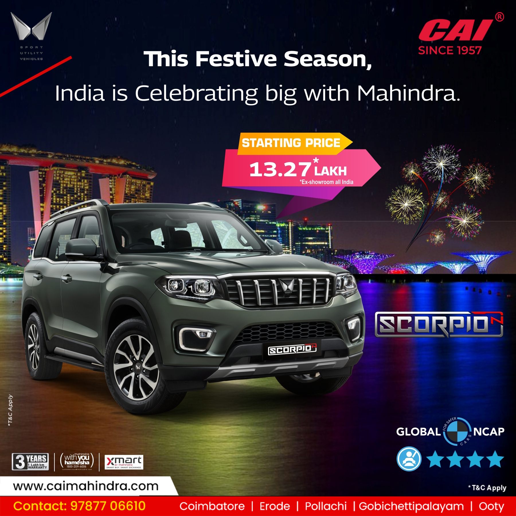 Mahindra  showrooms  in coimbatore
