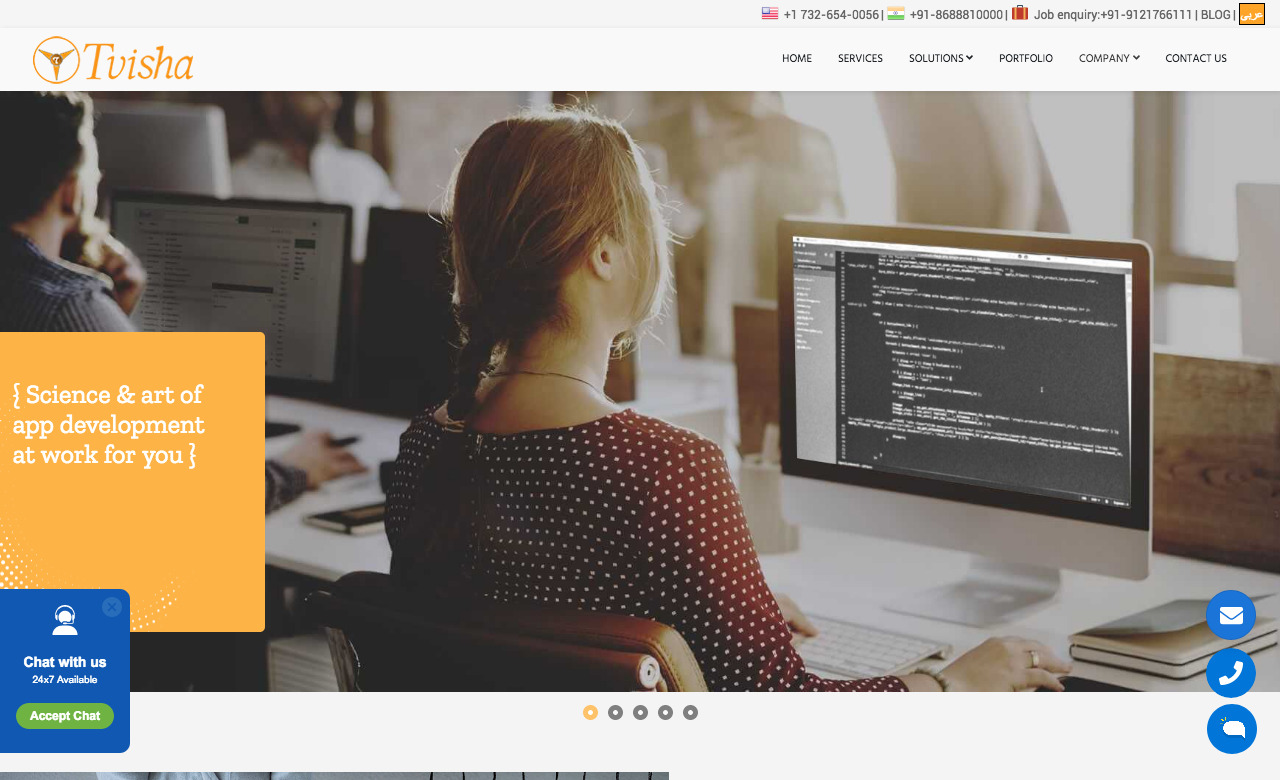 Mobile App Development Company Tvisha - Technologies