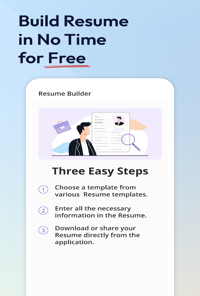 My resume builder cv maker app