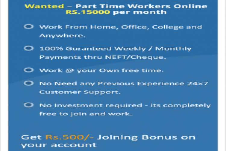Need a part time job