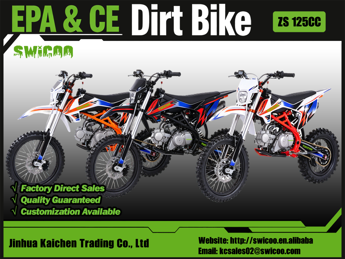 New dirt bike epa ce certifications motocross bike