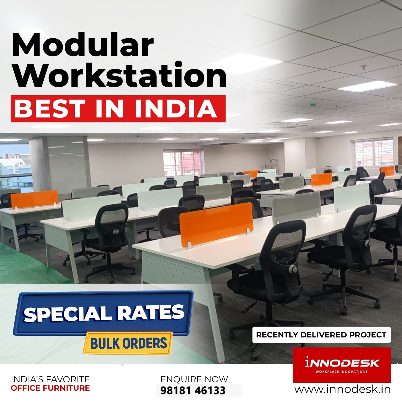 Office furniture by innodesk hyderabad