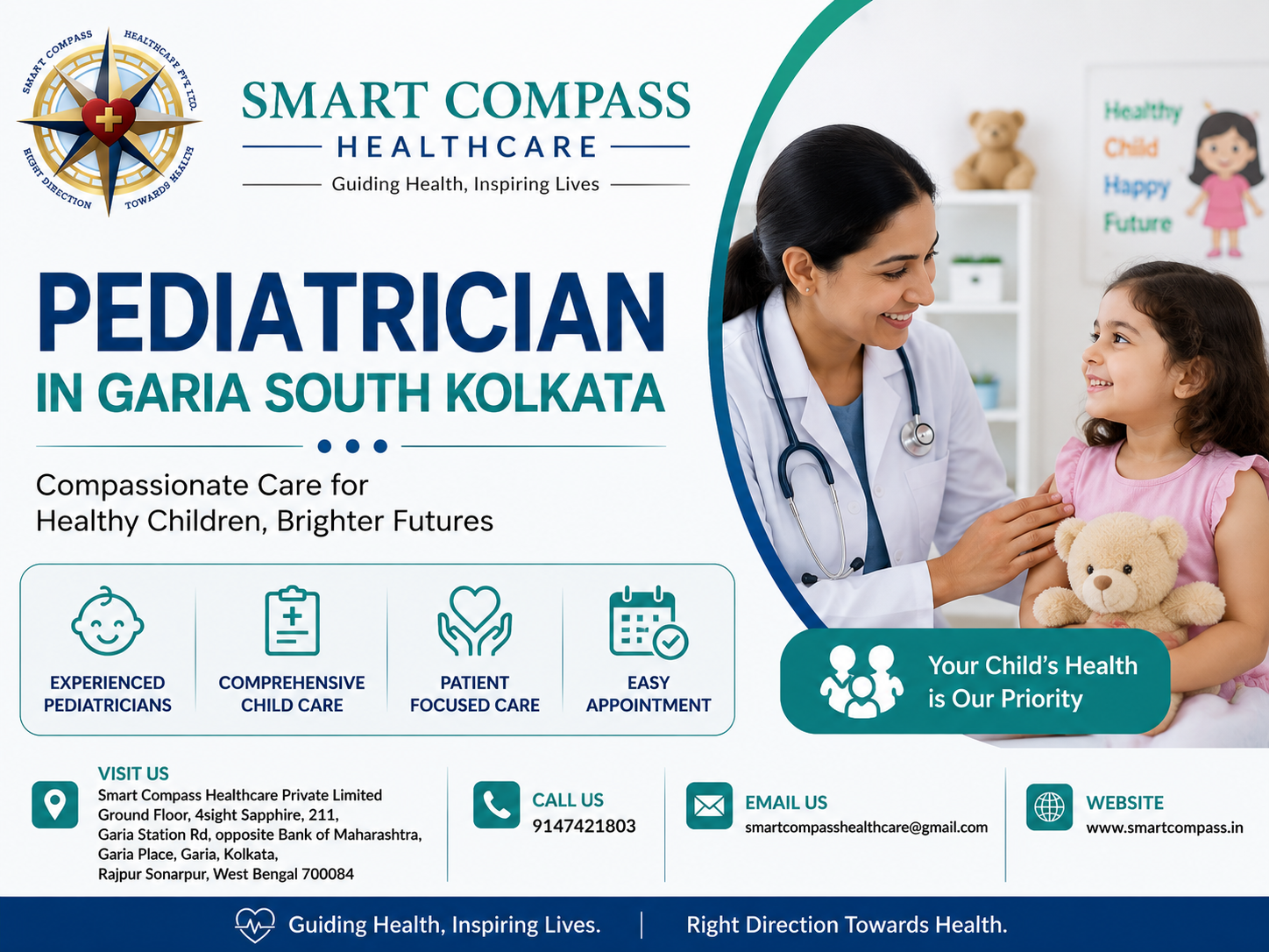 Pediatrician in garia expert child care at smart compass healthcare