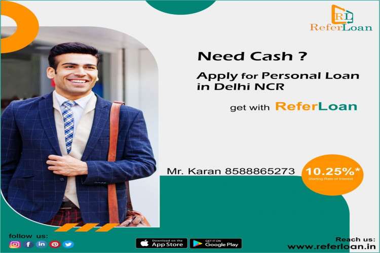 Personal Loan in Delhi NCR Low Interest  Referloan