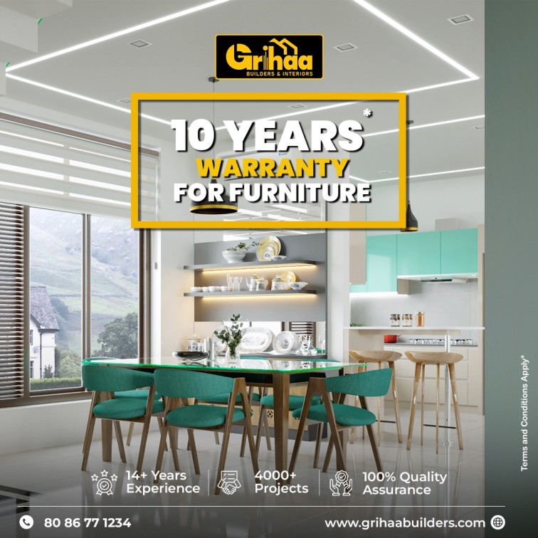 Premium home interiors furniture in girhaa interiors