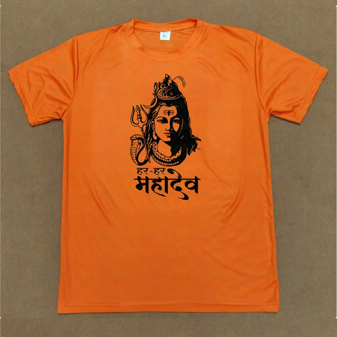 Printed kawad yatra t shirt