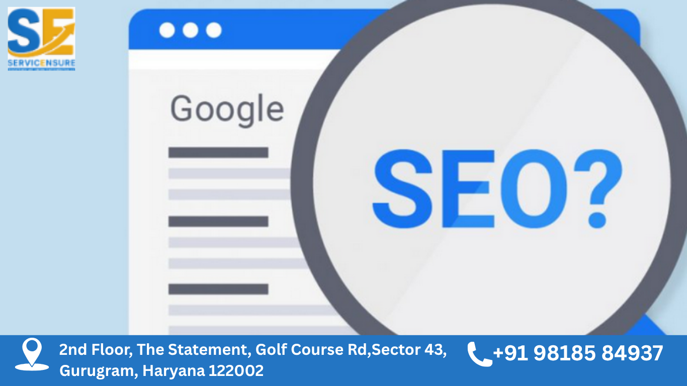 Rank one on google with servicensure expert seo services