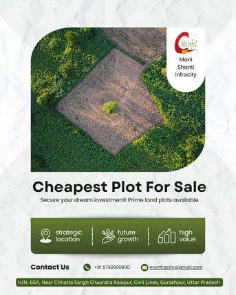 Real estate company in gorakhpur - book residential plots