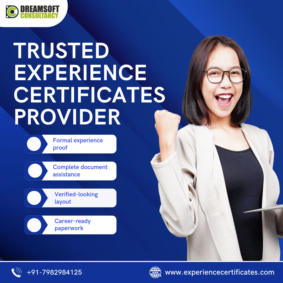 Reliable experience certificates provider in pune