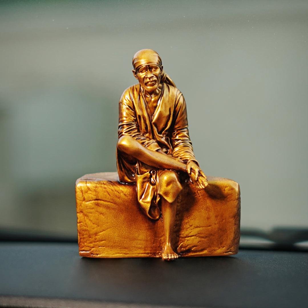 Sai baba idol unique car dashboard accessories