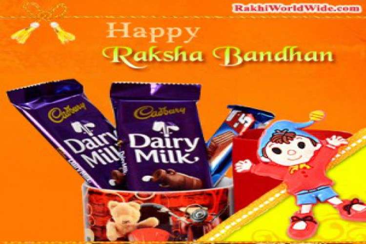 Send Rakhi with Chocolates to UK