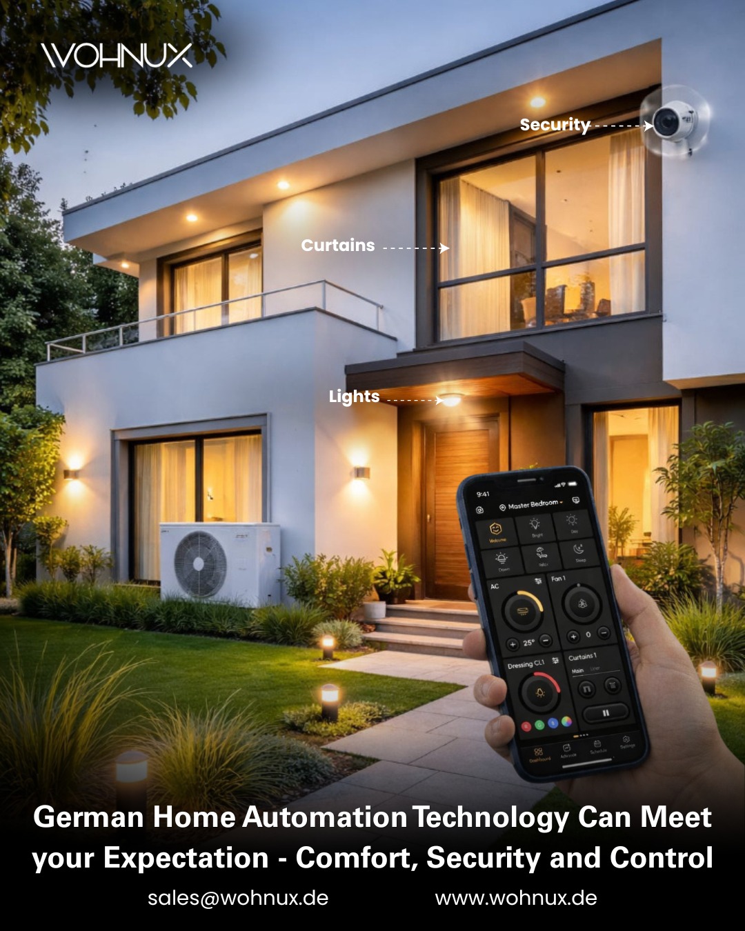 Smart home automation companies in india - wohnux