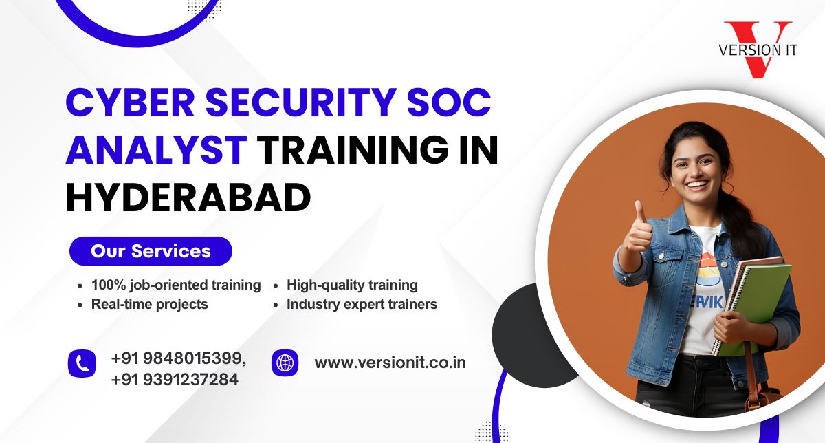 Soc analyst training in hyderabad cyber security career course