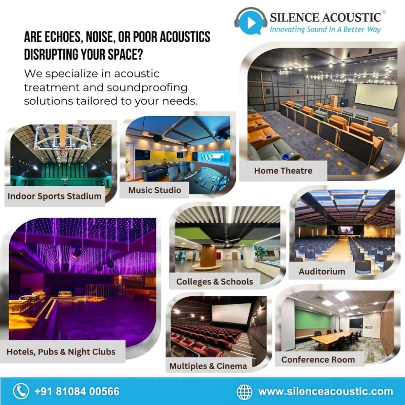 Soundproofing  acoustic solutions and materials