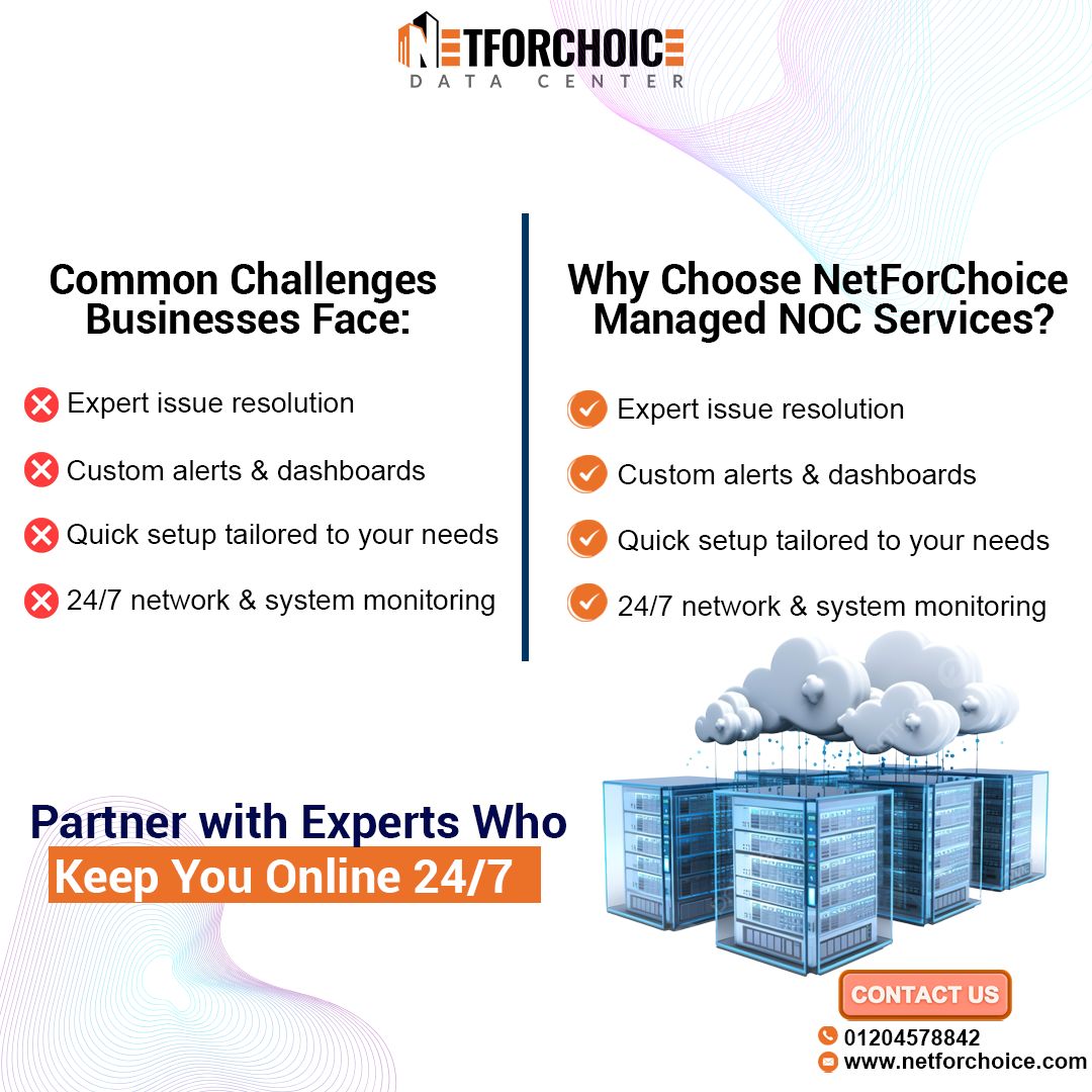 Stay online stay ahead with netforchoice managed noc services