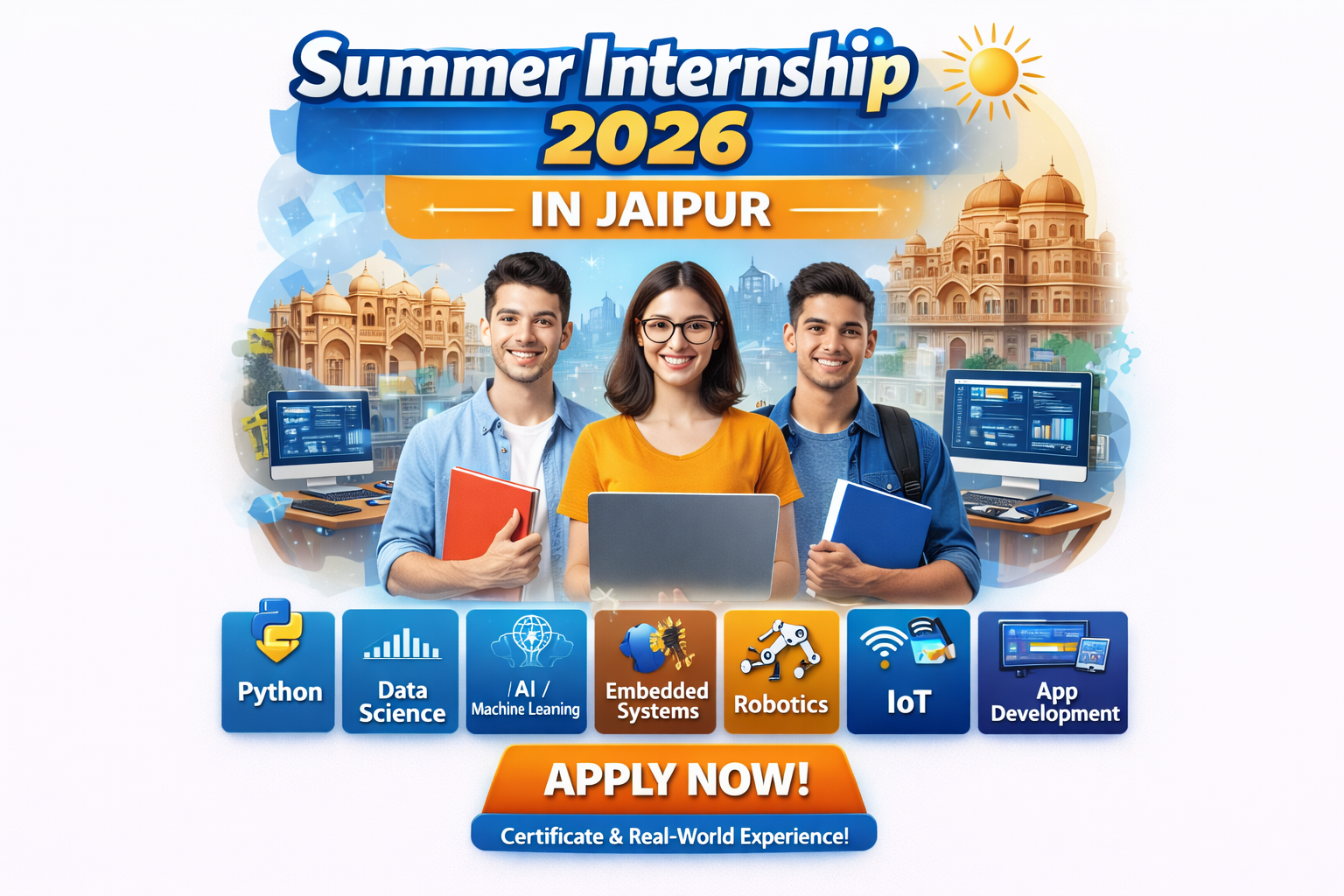 Summer Internship in Jaipur for Engineering Students