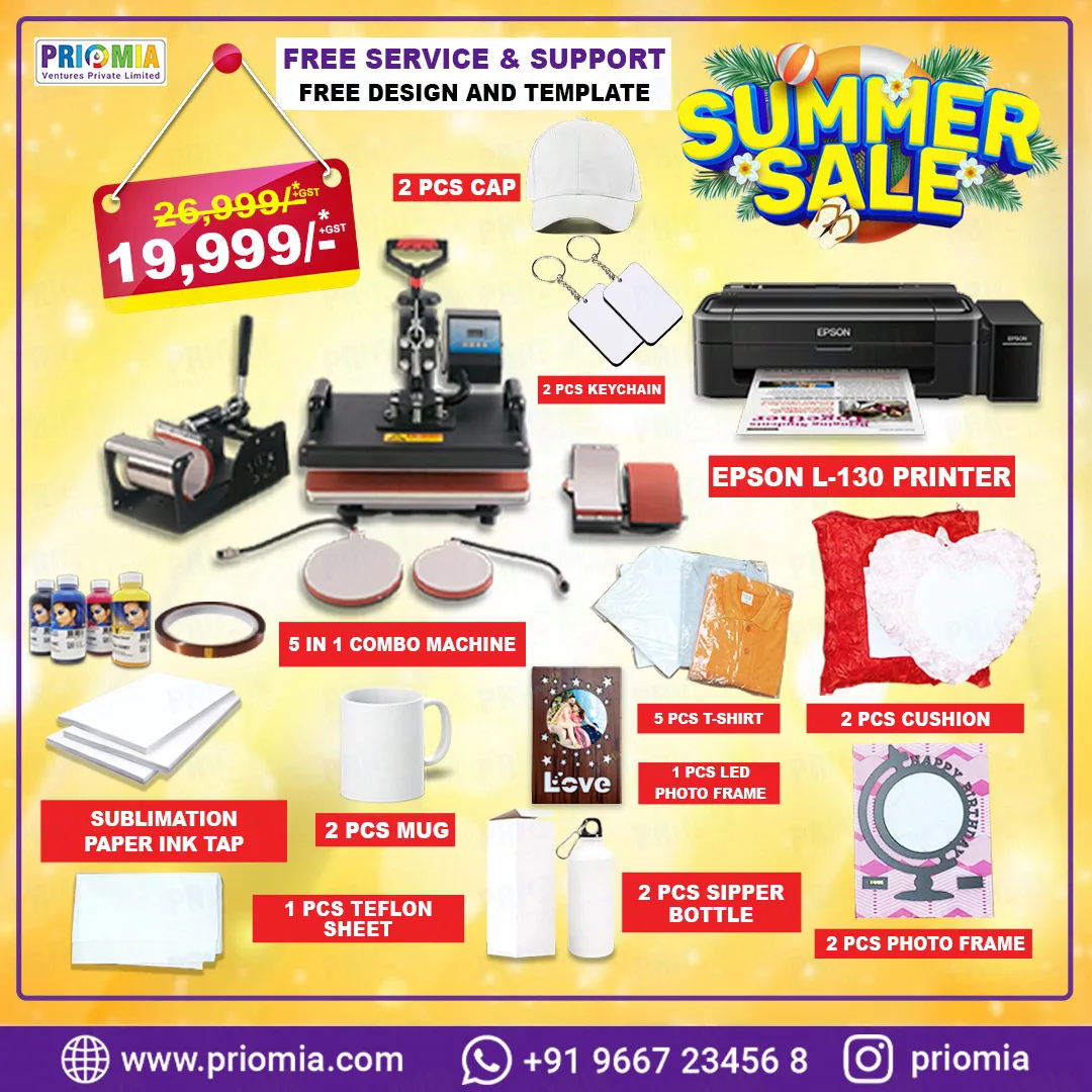 T-shirt printing machine combo offer