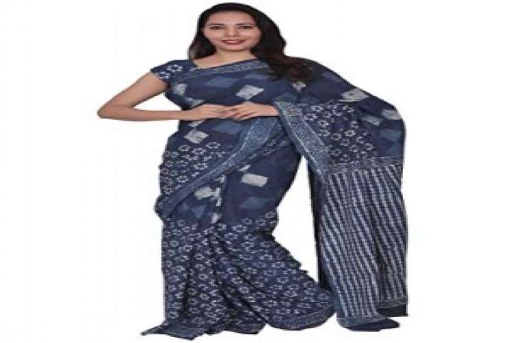 Top quality Bagru Print Sarees Manufacturer