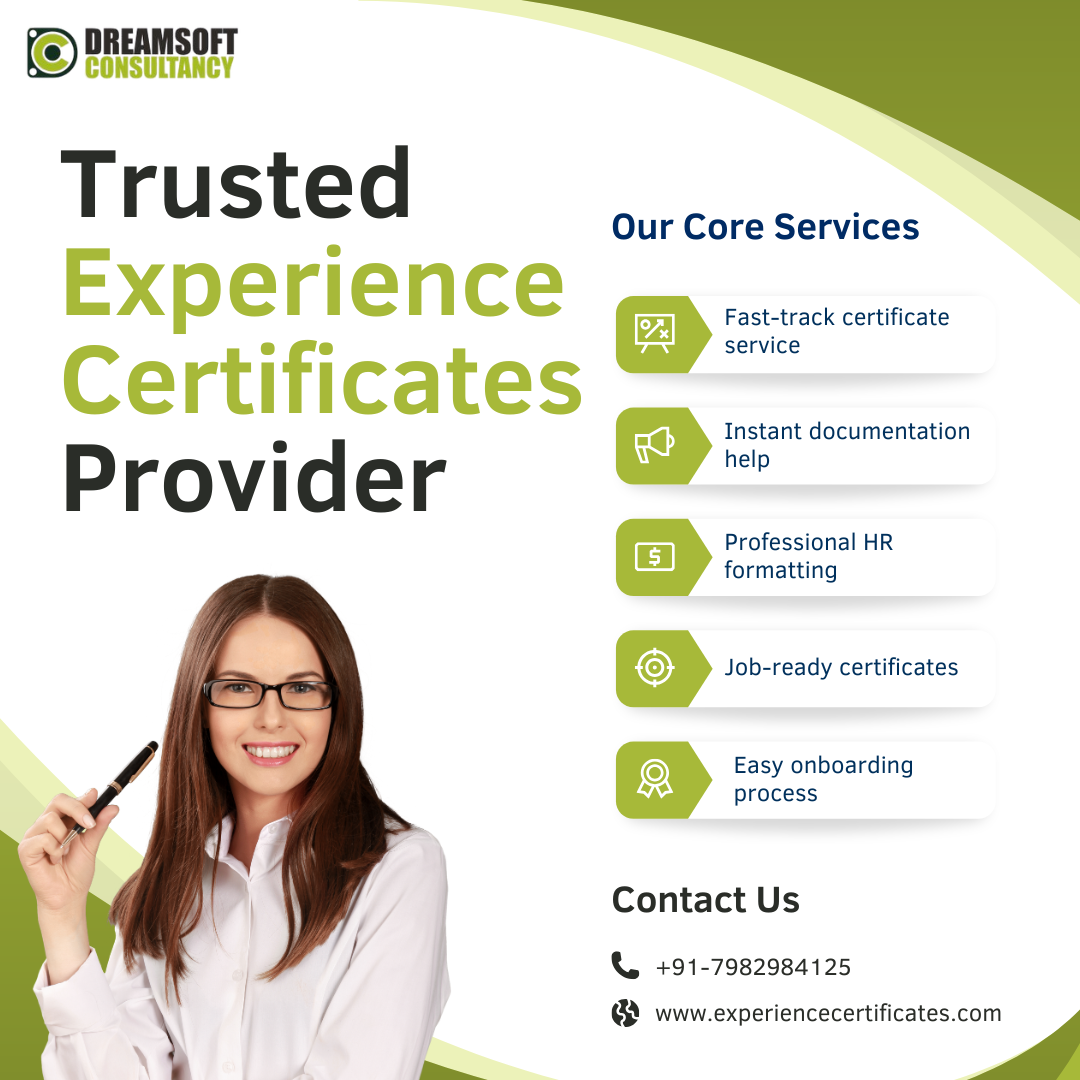 Truested experience certificates provider in punjab