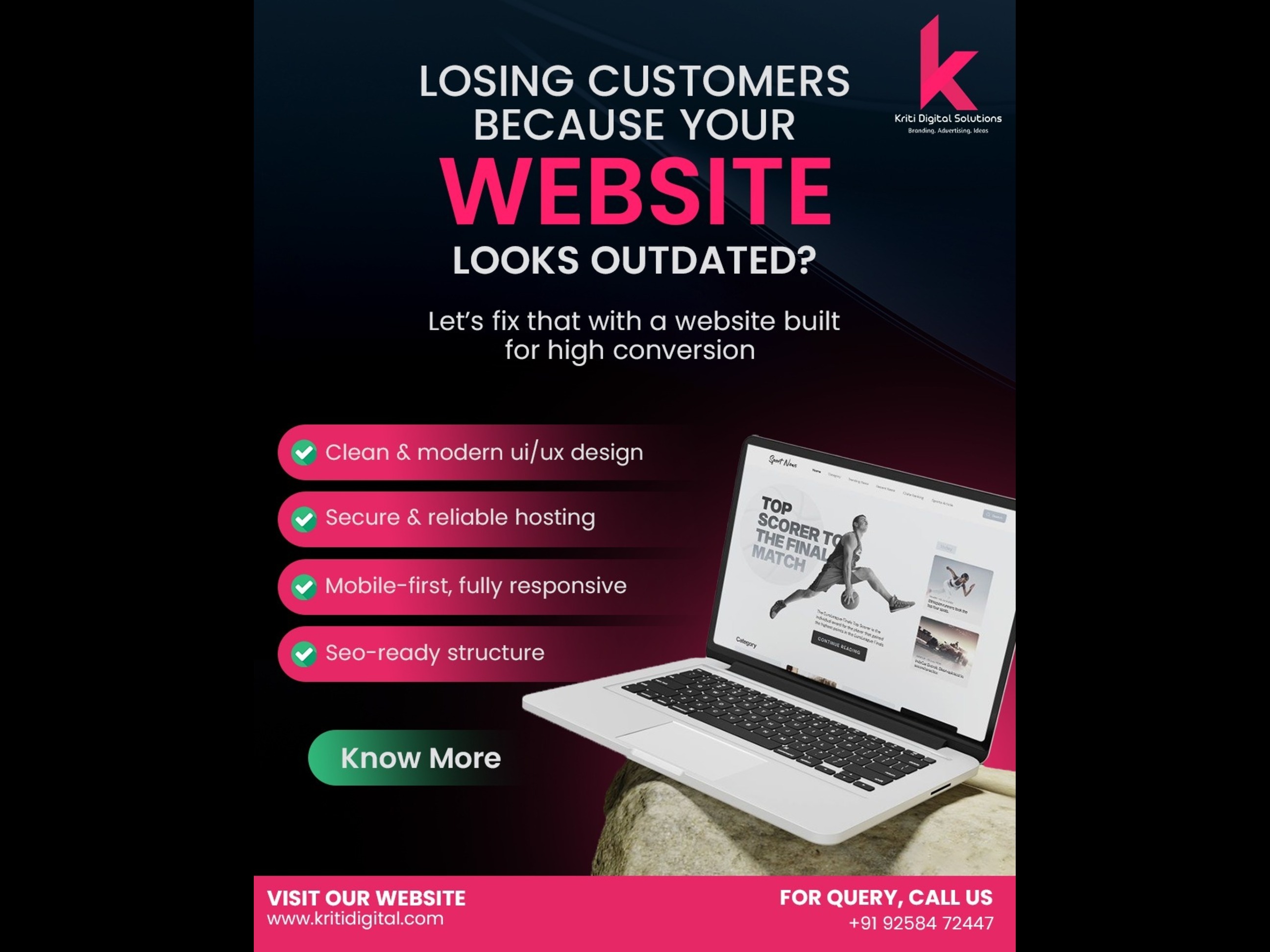 Trusted web development company in india