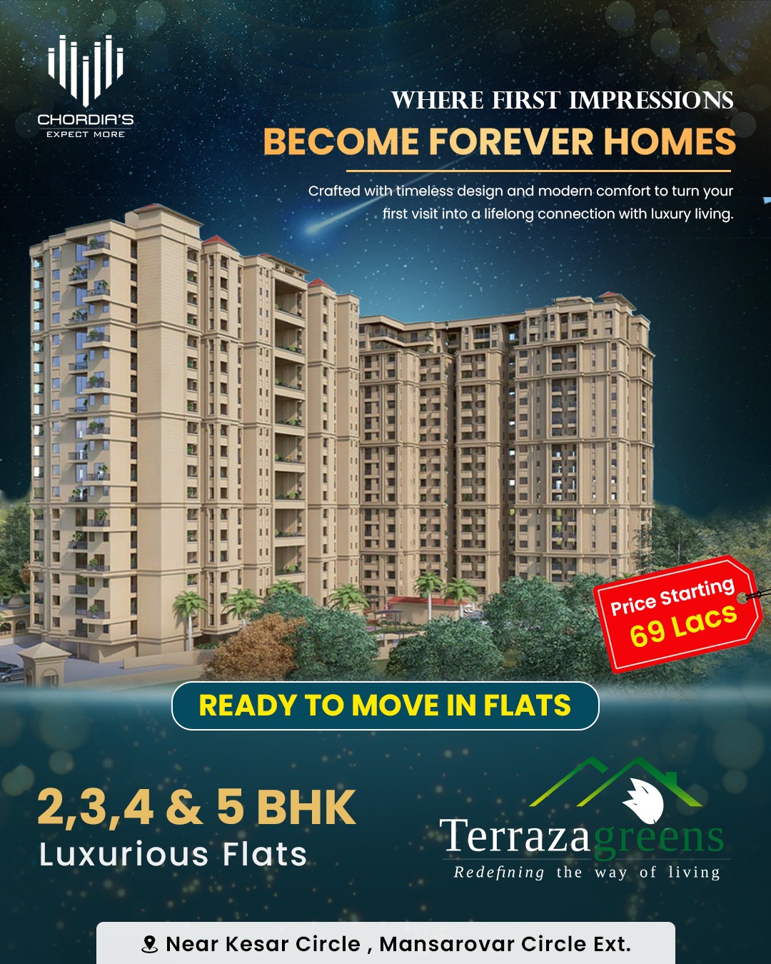 Two bhk flat for sale in jaipur
