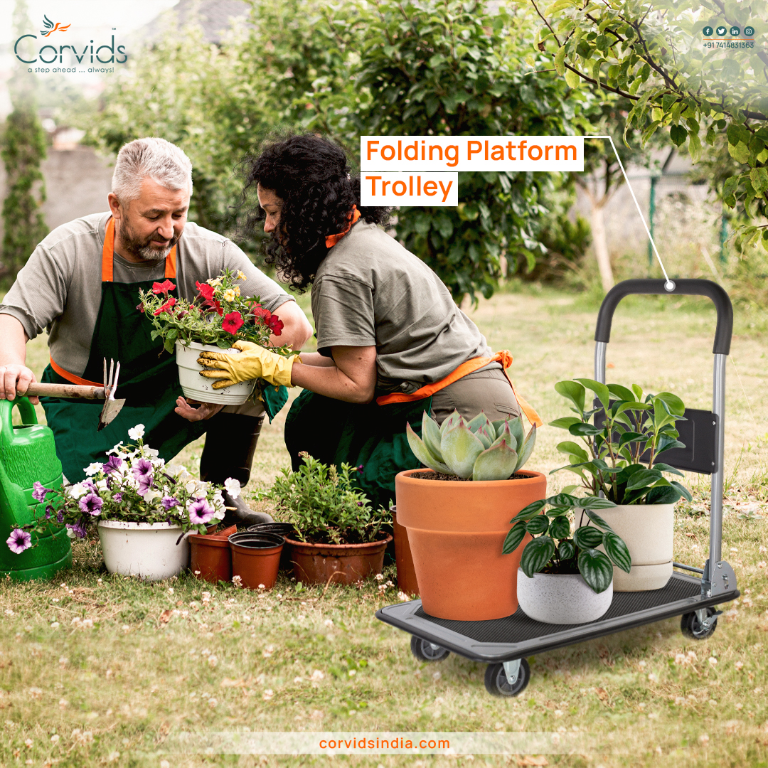 Unleash portability with folding hand trolley