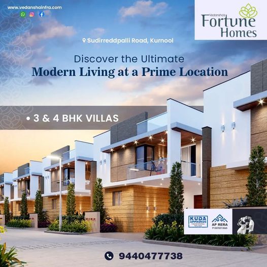 Vedanshas Fortune Homes BHK and BHK Duplex Villas