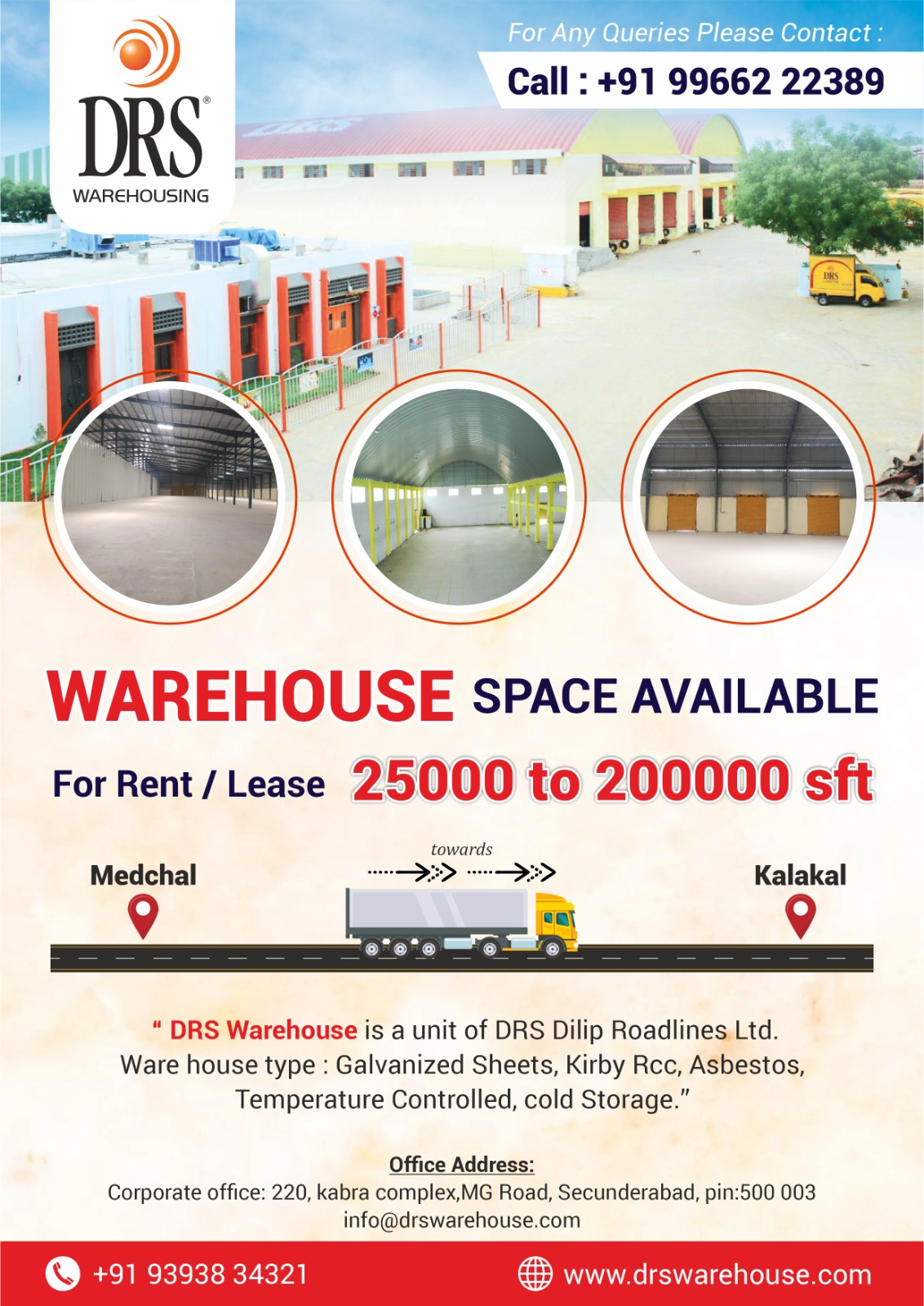 Warehouse Space for Rent