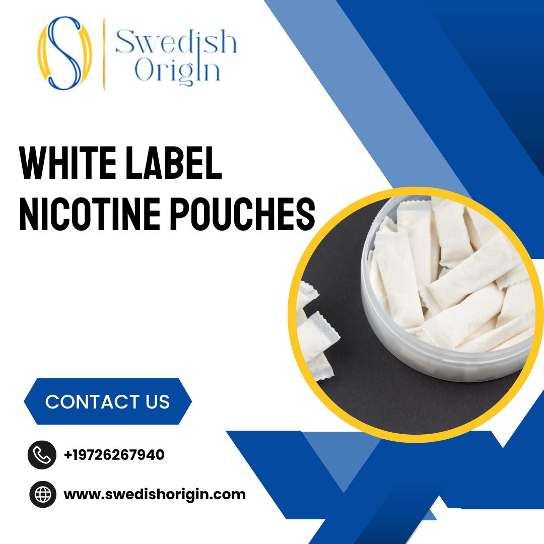 White label nicotine pouches manufacturing custom solutions