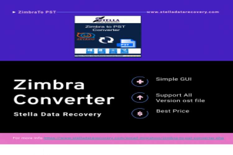 Zimbra to pst recovery software