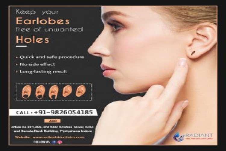 Ear lobe repairing treatment in indore